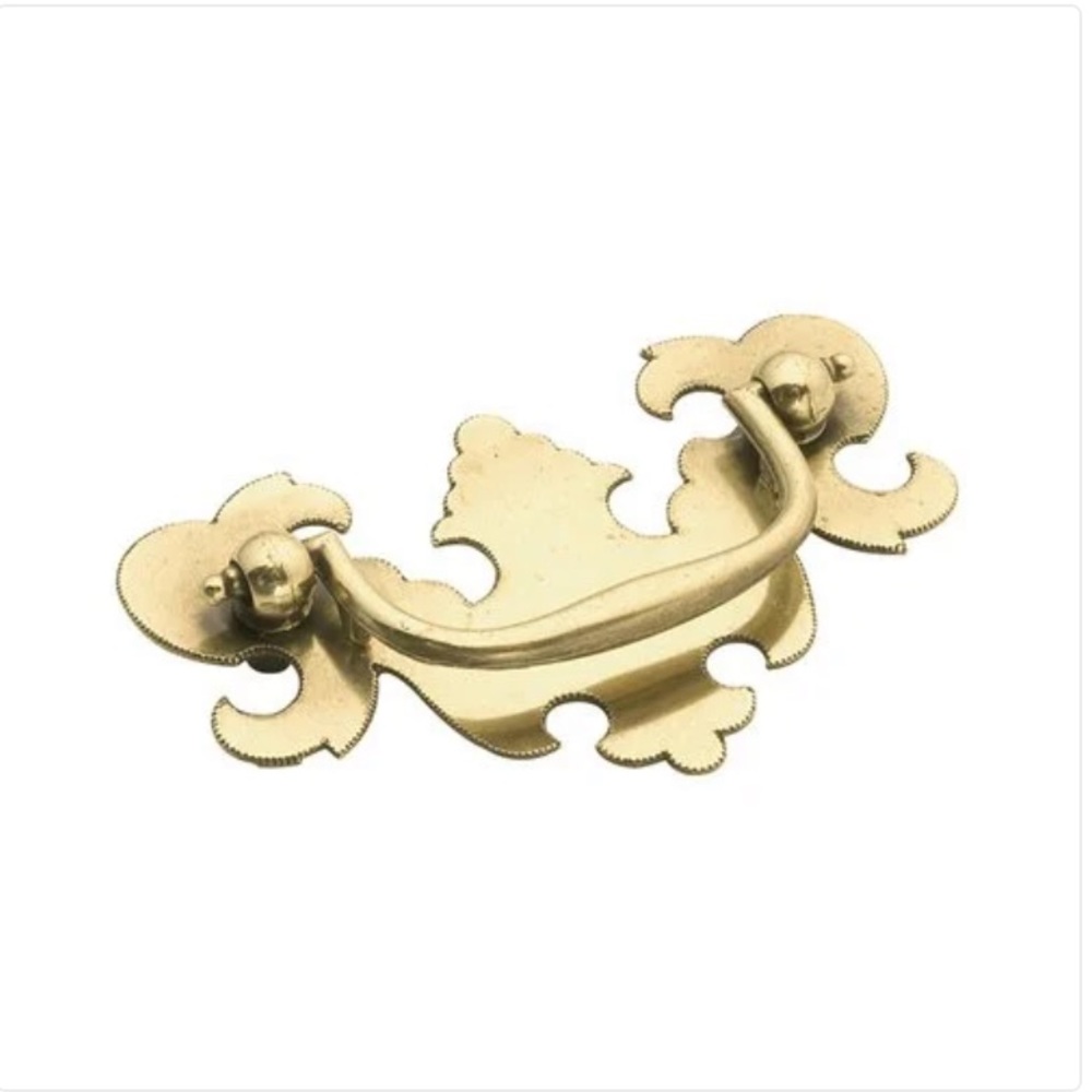 Hickory Hardware Manor House brass Cabinet Bail Pull 2.5-Inch Lancaster gold new